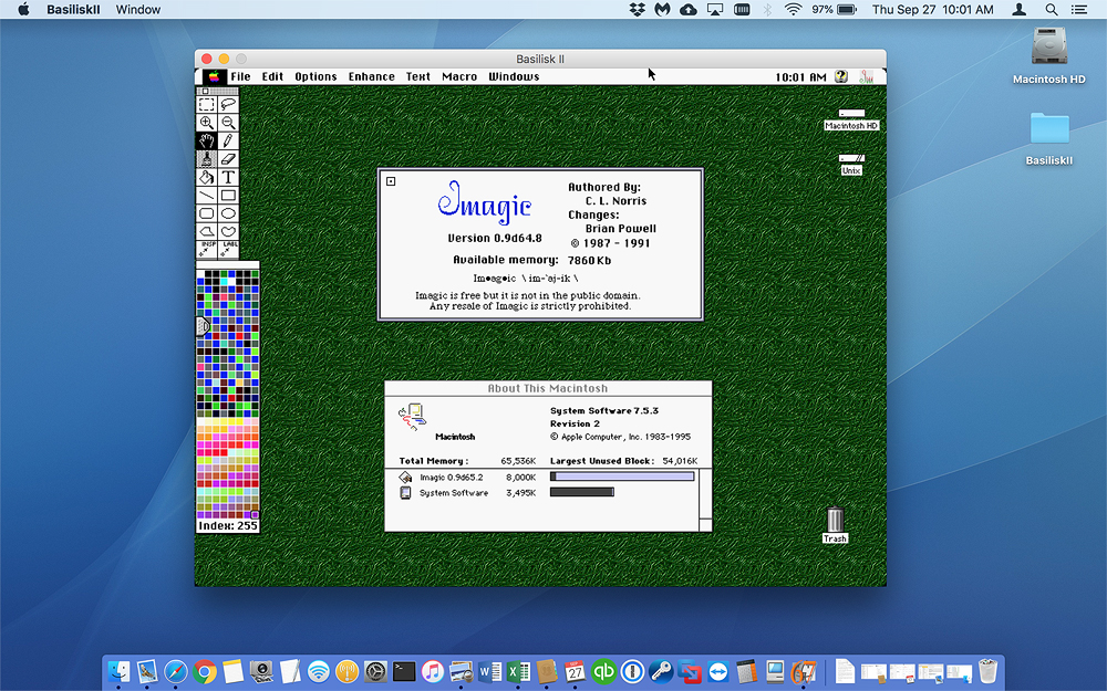 retro mac emulator